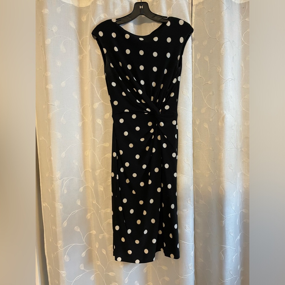 Ralph Lauren Dress-Black with white polka dots